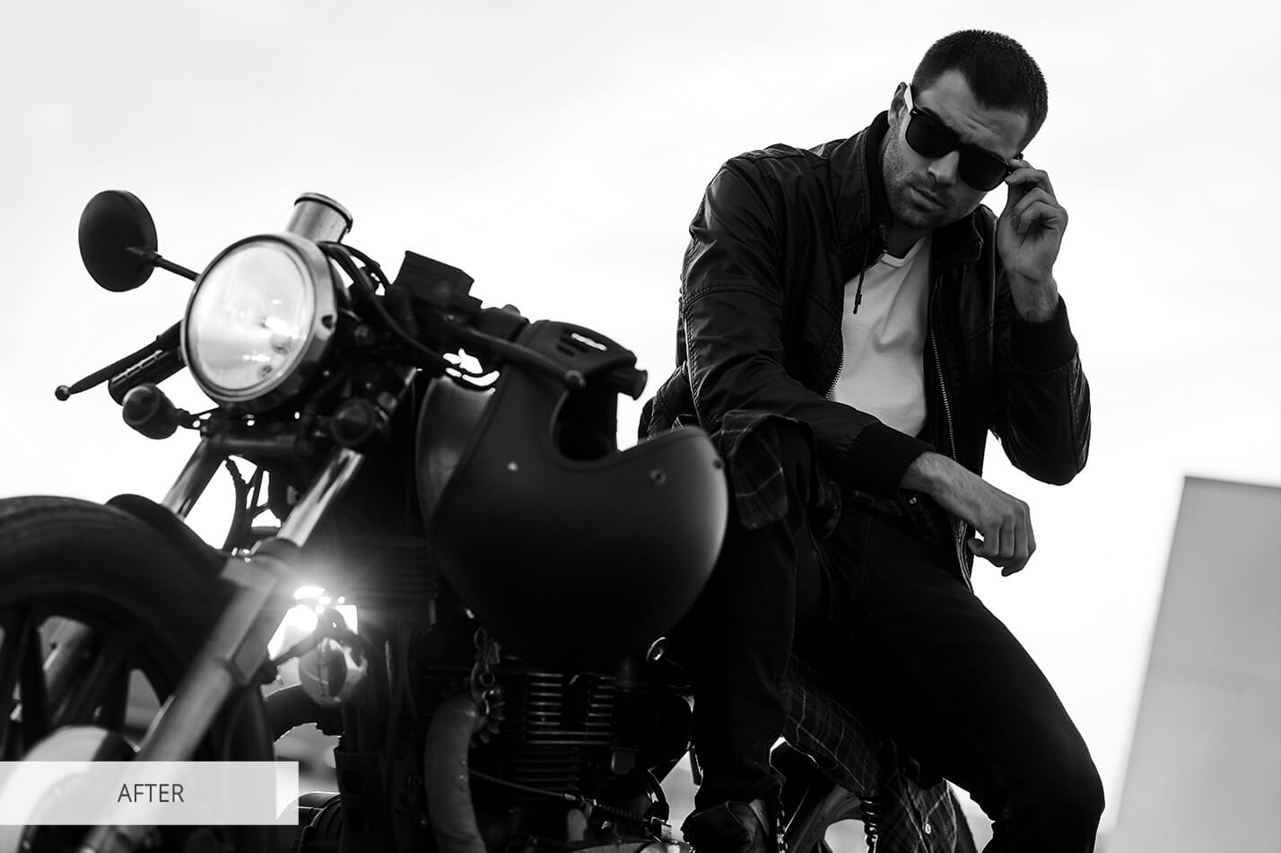 Photoshop LUT #17 B&W Graded