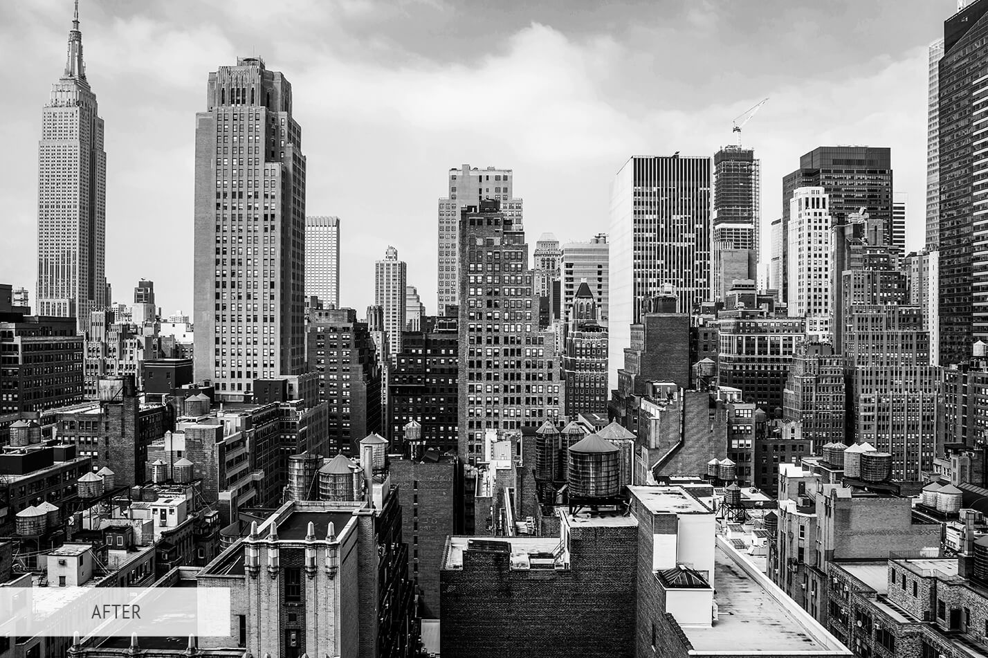 Black And White City Free Lightroom Preset After Calibration