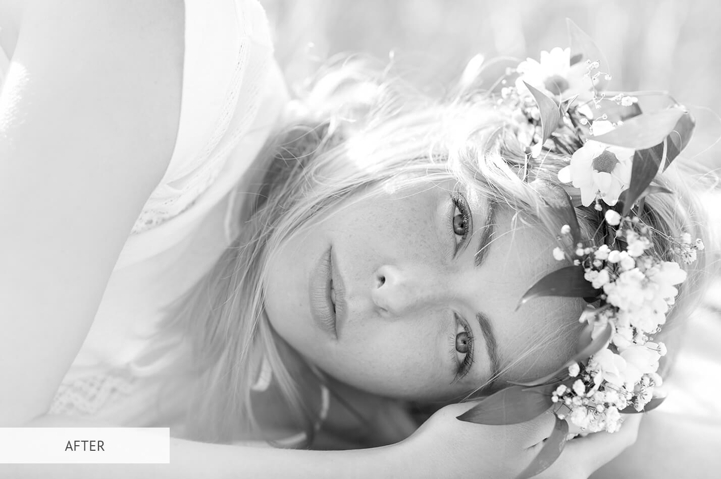 Black And White Soft Skin Free Lightroom Preset After Calibration