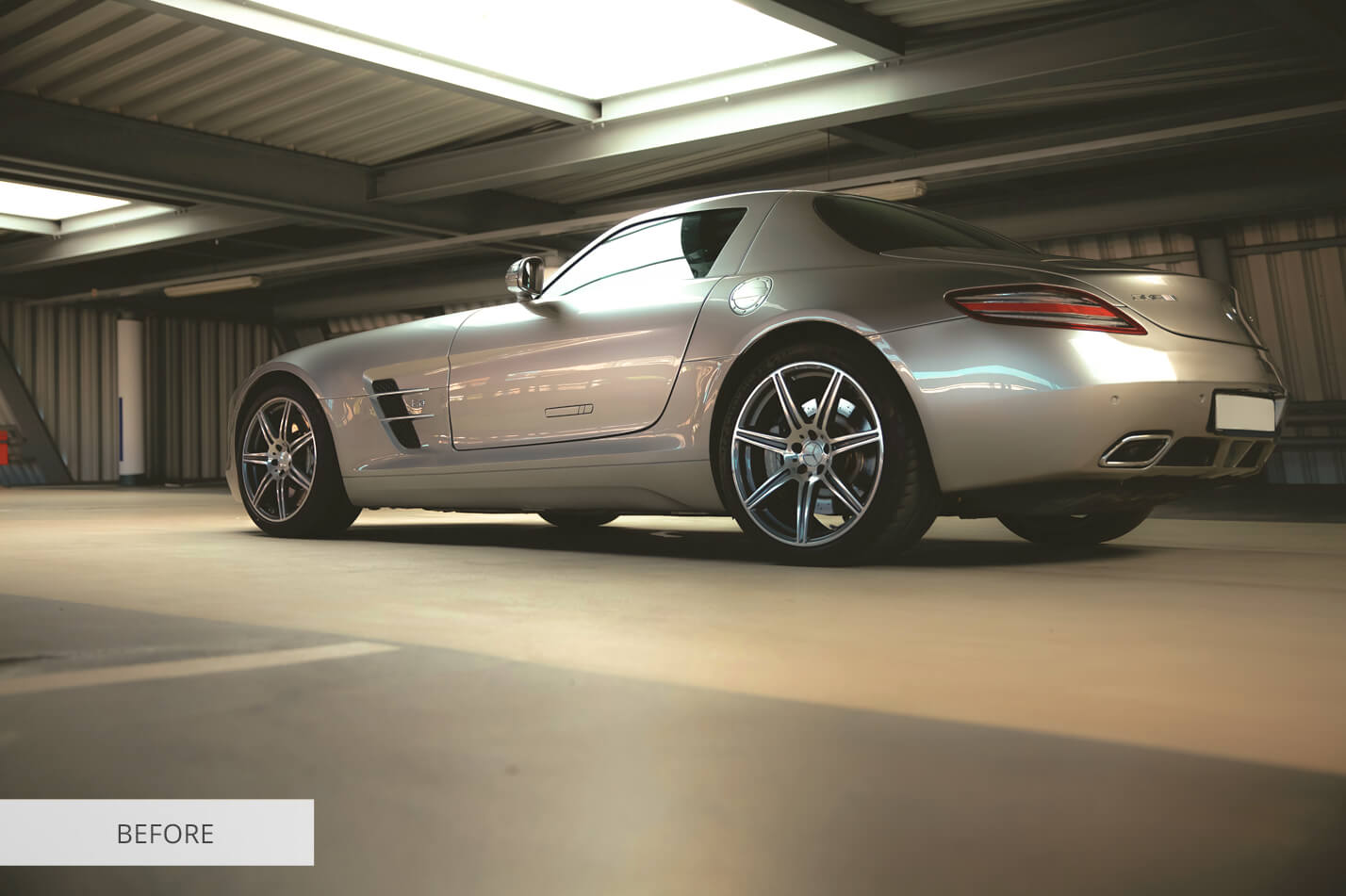 Car For Stylish Raw Image Before Calibration