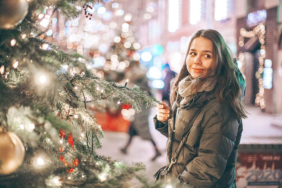 Christmas Lights Free Lightroom Preset After Calibration