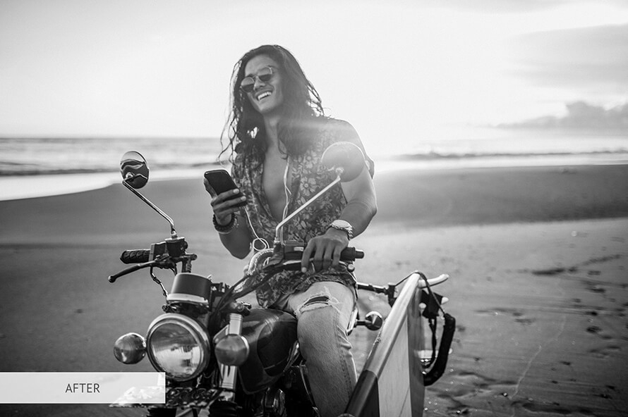 Cinematic Black And White Free Lightroom Preset After Calibration