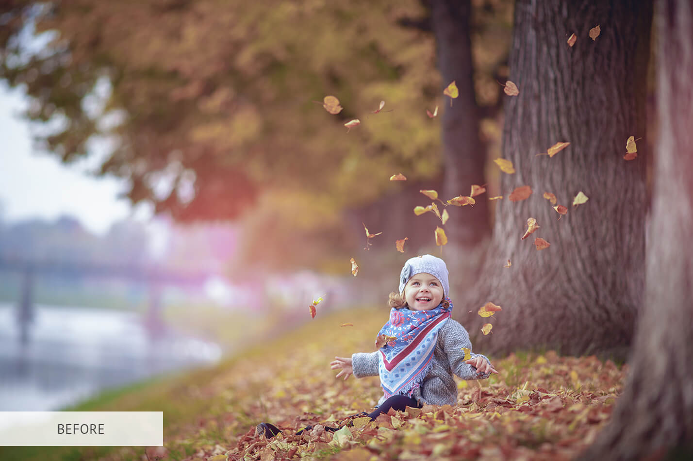 Fall Pastel Raw Image Before Calibration