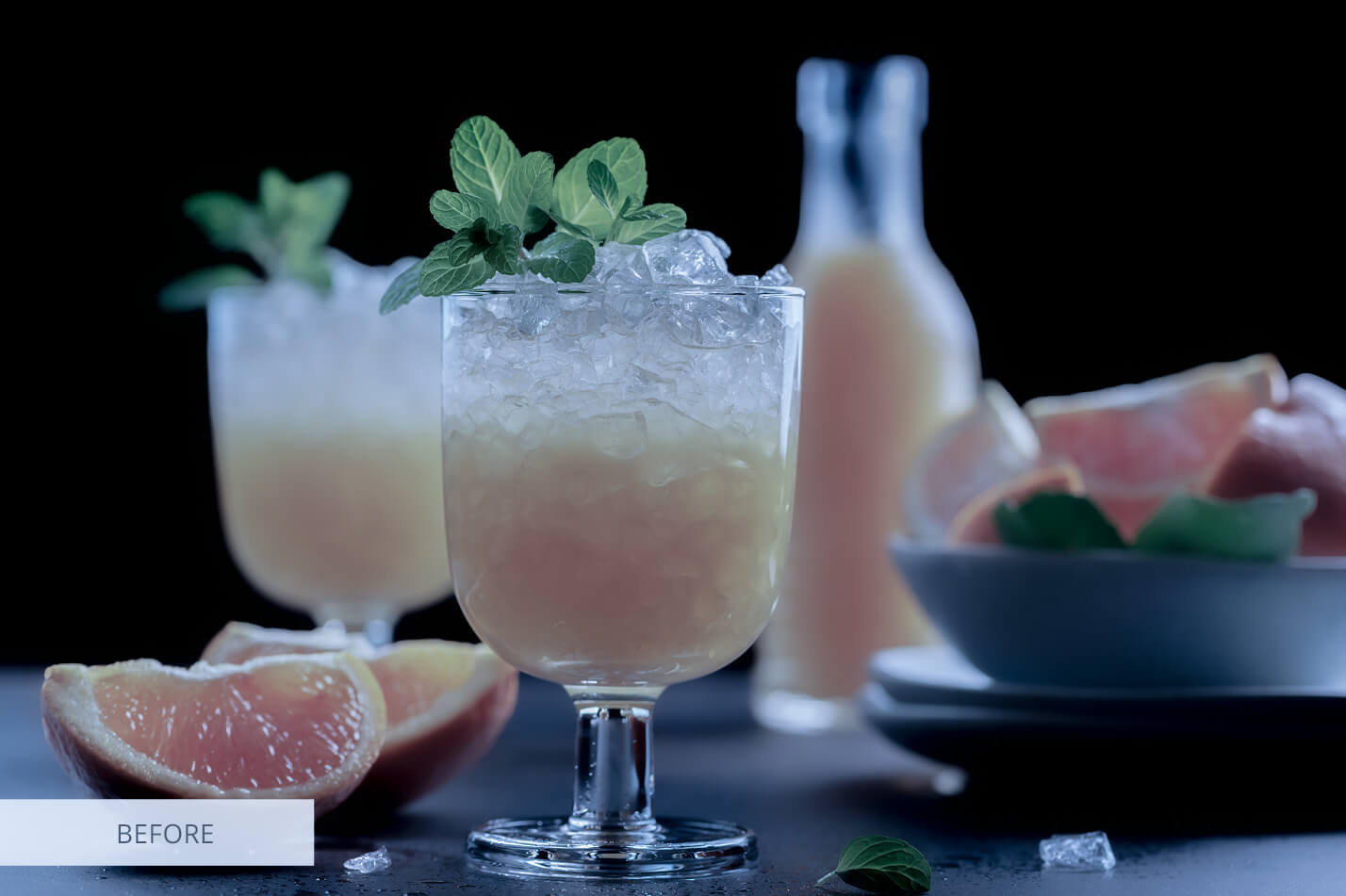 Food Photography Blur Raw Image Before Calibration
