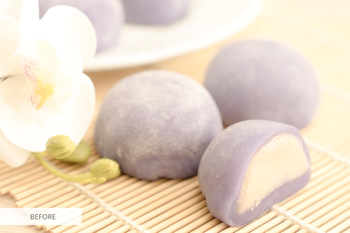 Food Photography Pastel Raw Image Before Calibration