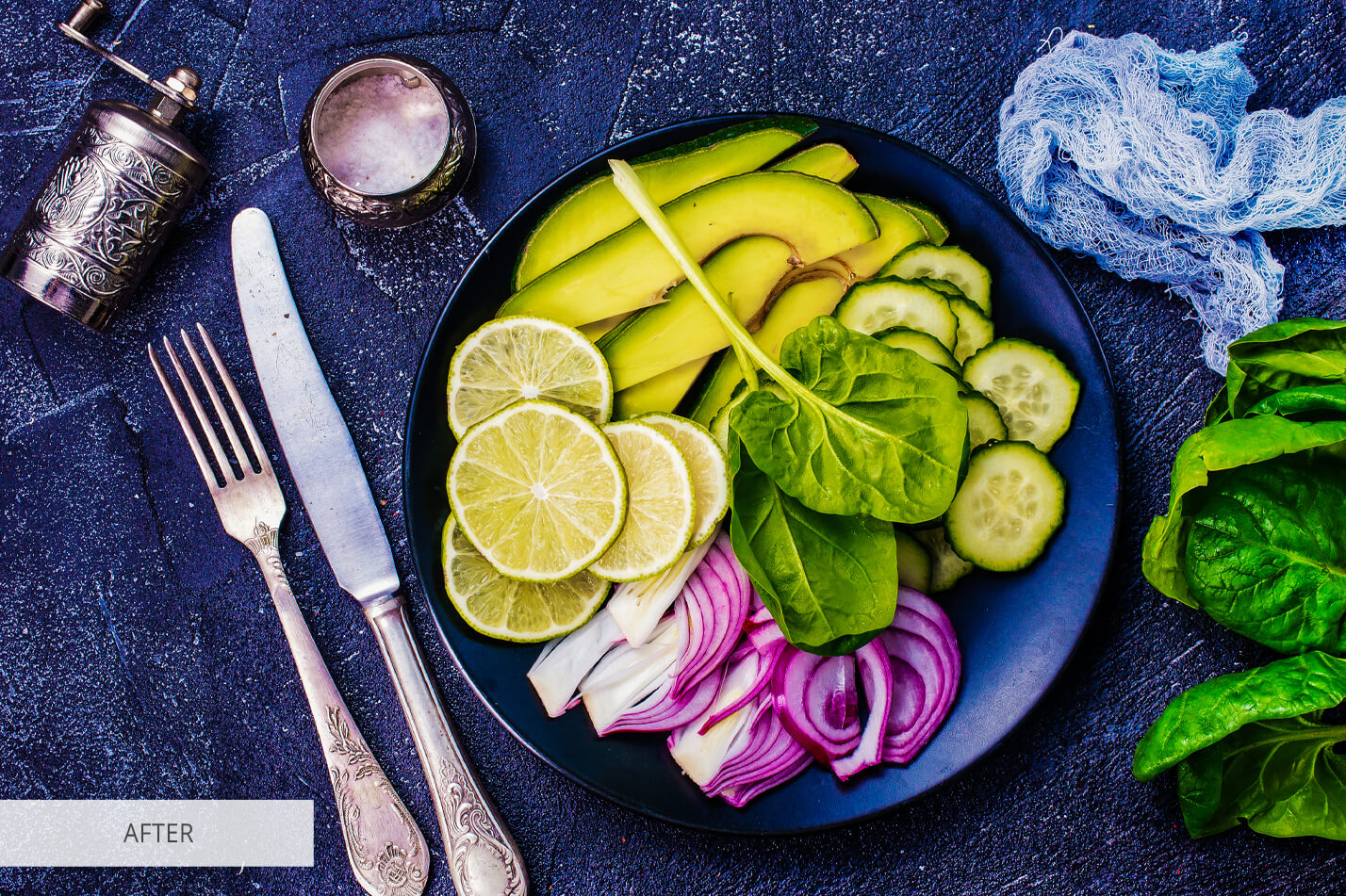 Food Photography Salad Free Lightroom Preset After Calibration