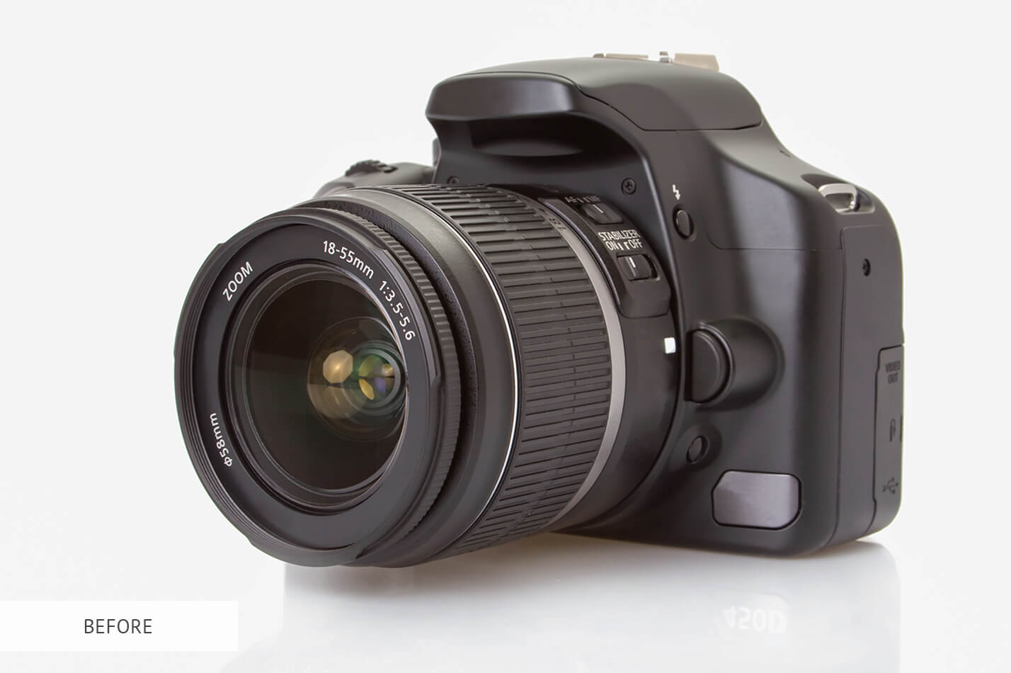 For Product Photography Clean White Raw Image Before Calibration