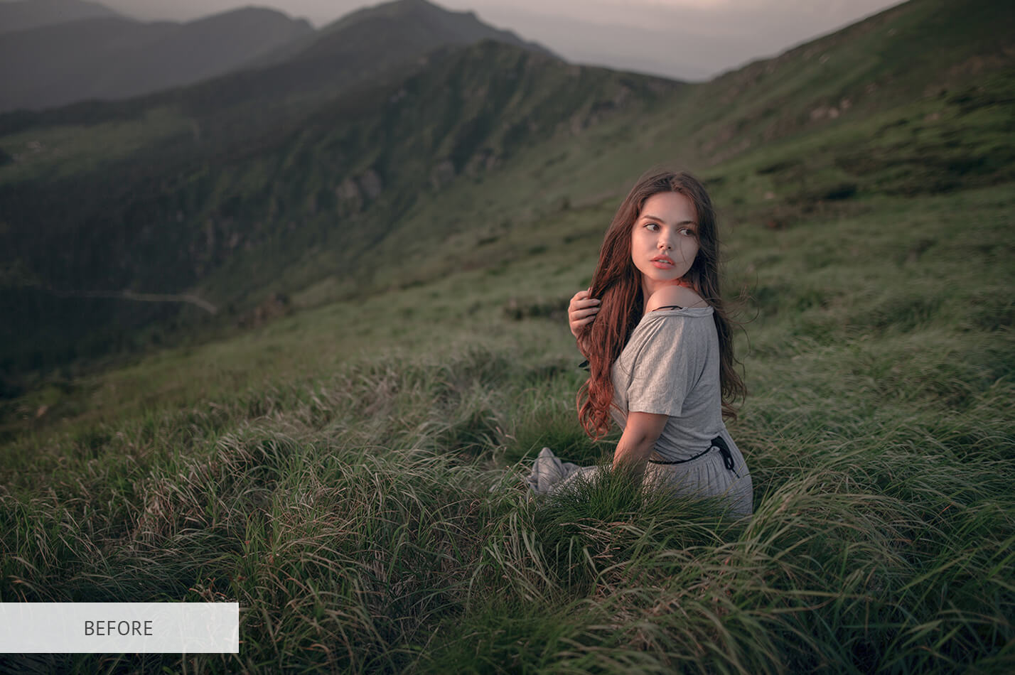 High Contrast Preset – Collection Soft Raw Image Before Calibration