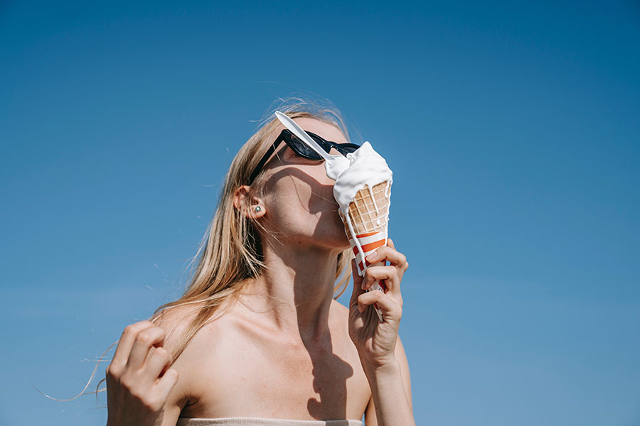 Icecream Raw Image Before Calibration