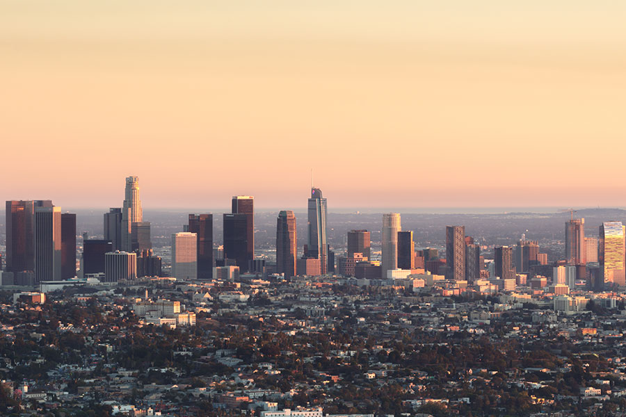 Los Angeles Raw Image Before Calibration