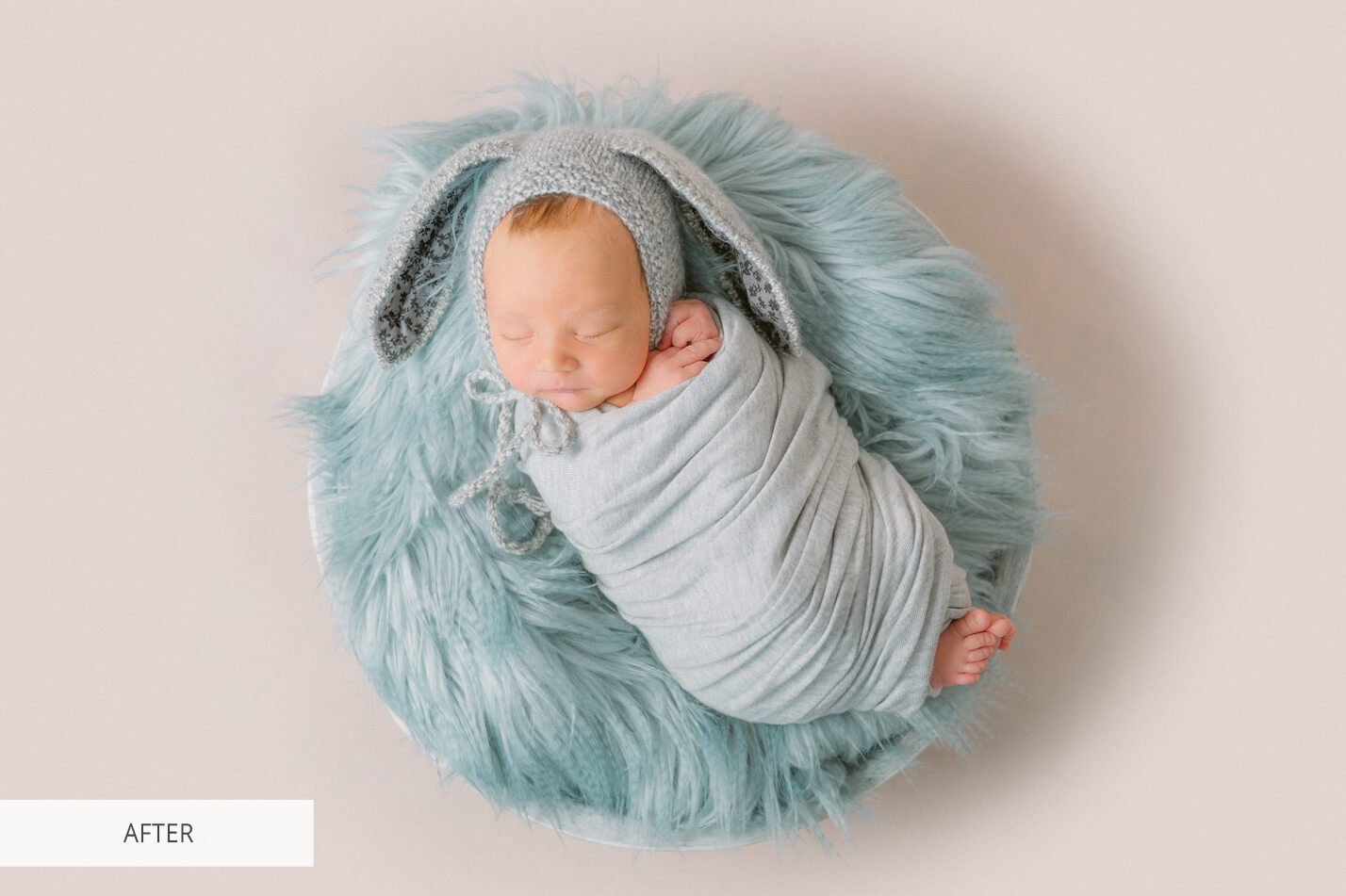 Newborn Blissful Free Lightroom Preset After Calibration