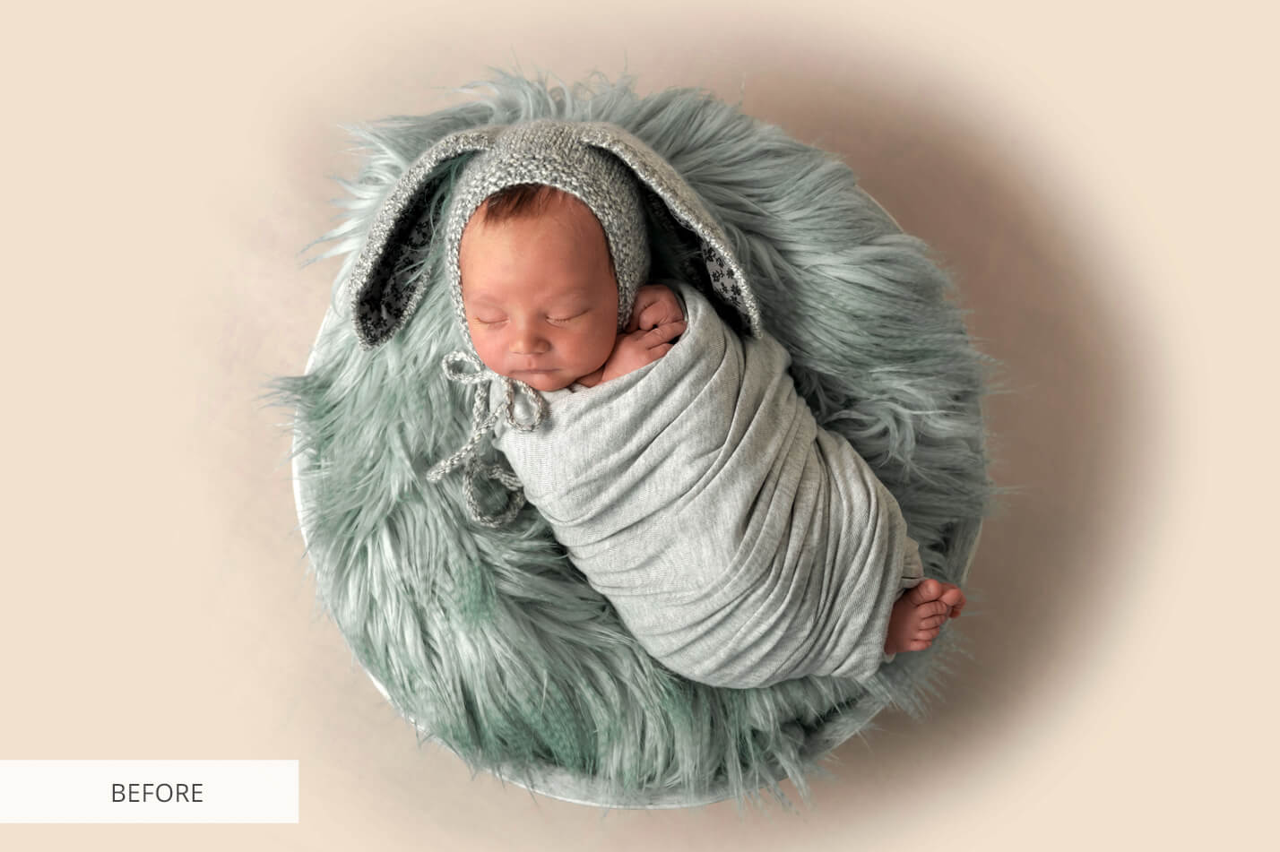Newborn Blissful Raw Image Before Calibration