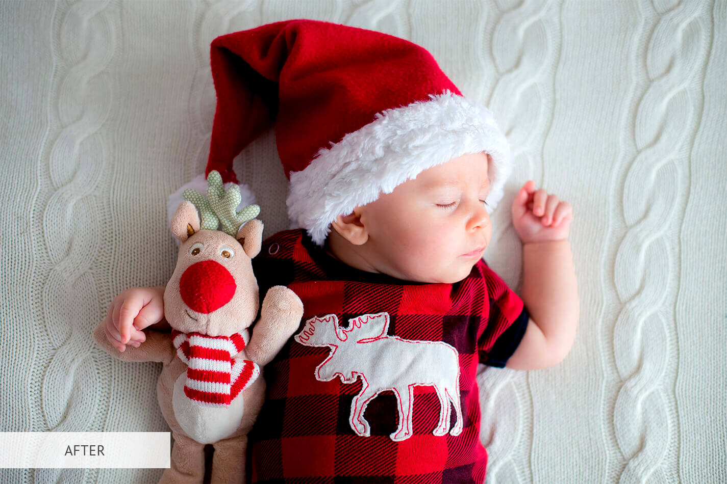 Newborn Brighten Free Lightroom Preset After Calibration