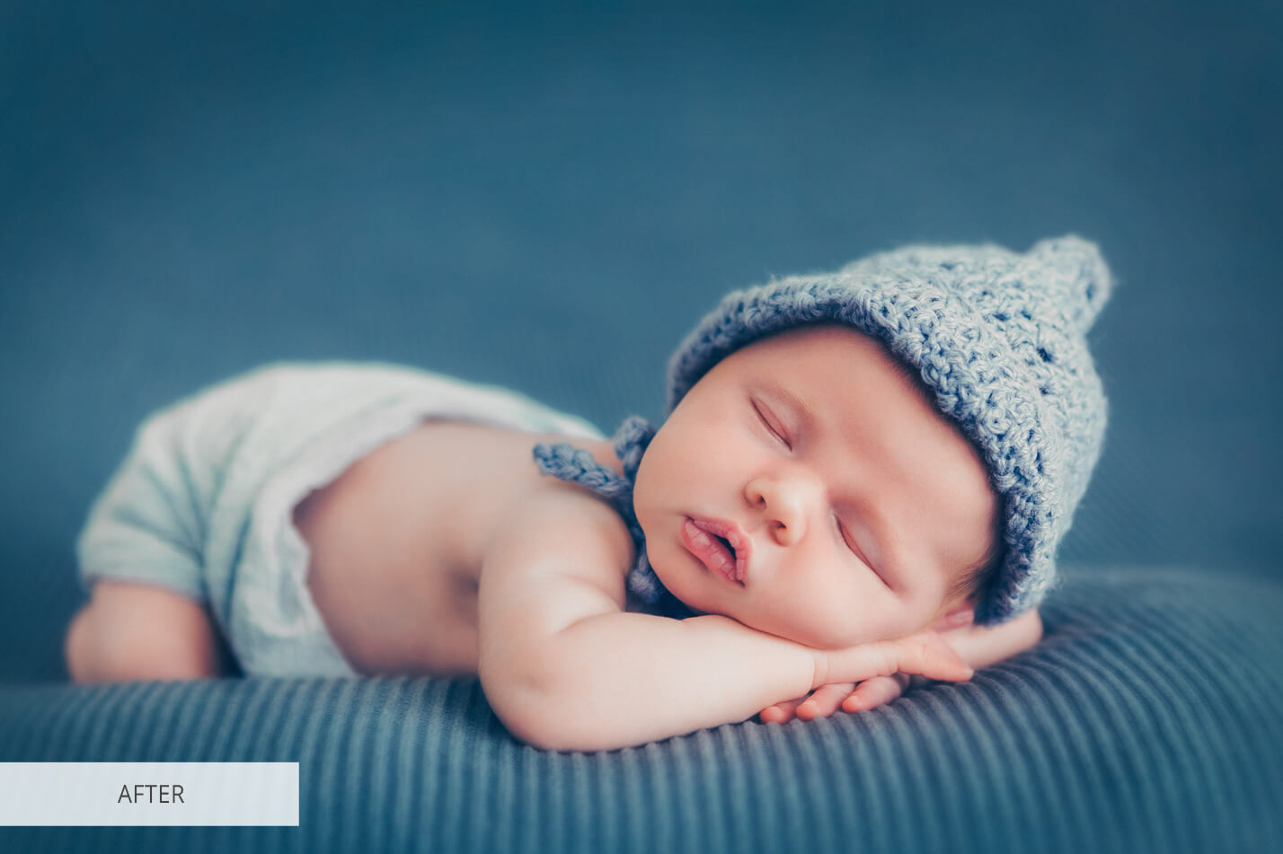 Newborn Cinema Free Lightroom Preset After Calibration