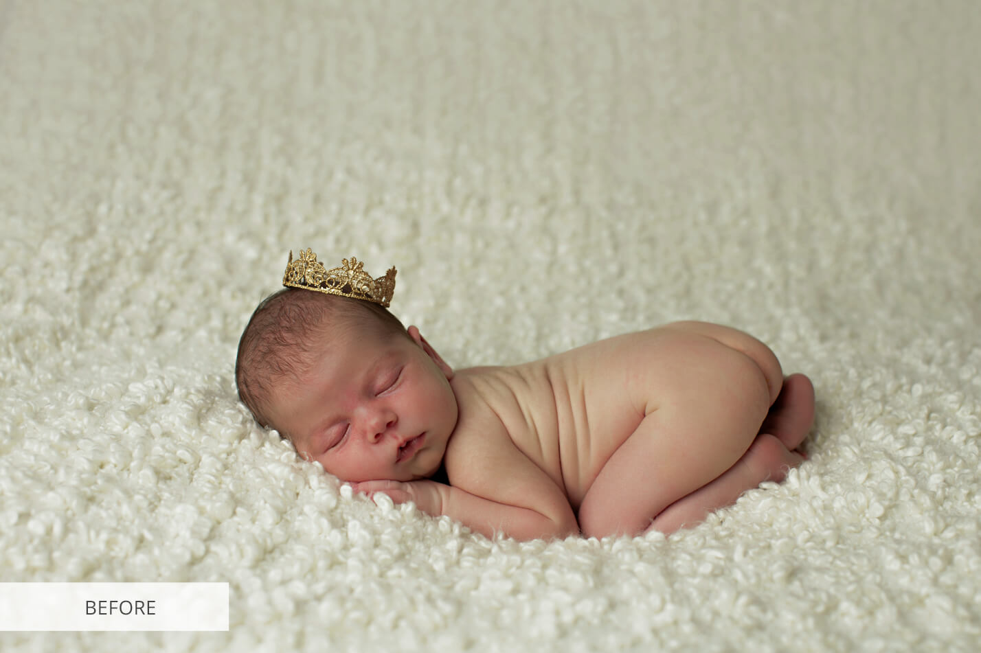 Newborn Comely Raw Image Before Calibration