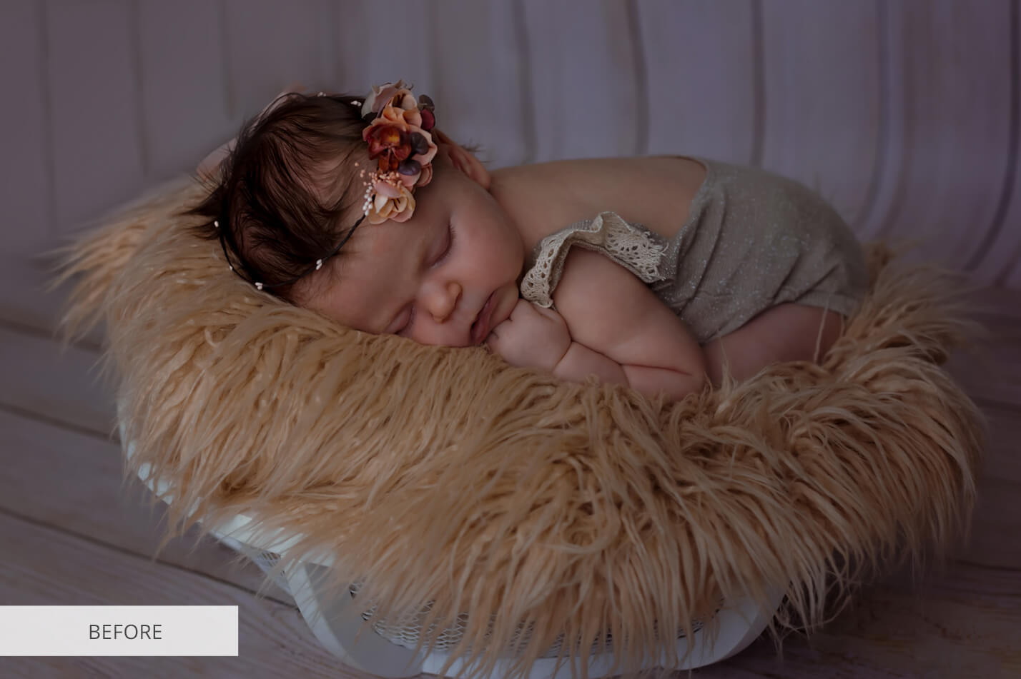 Newborn Dehaze Raw Image Before Calibration