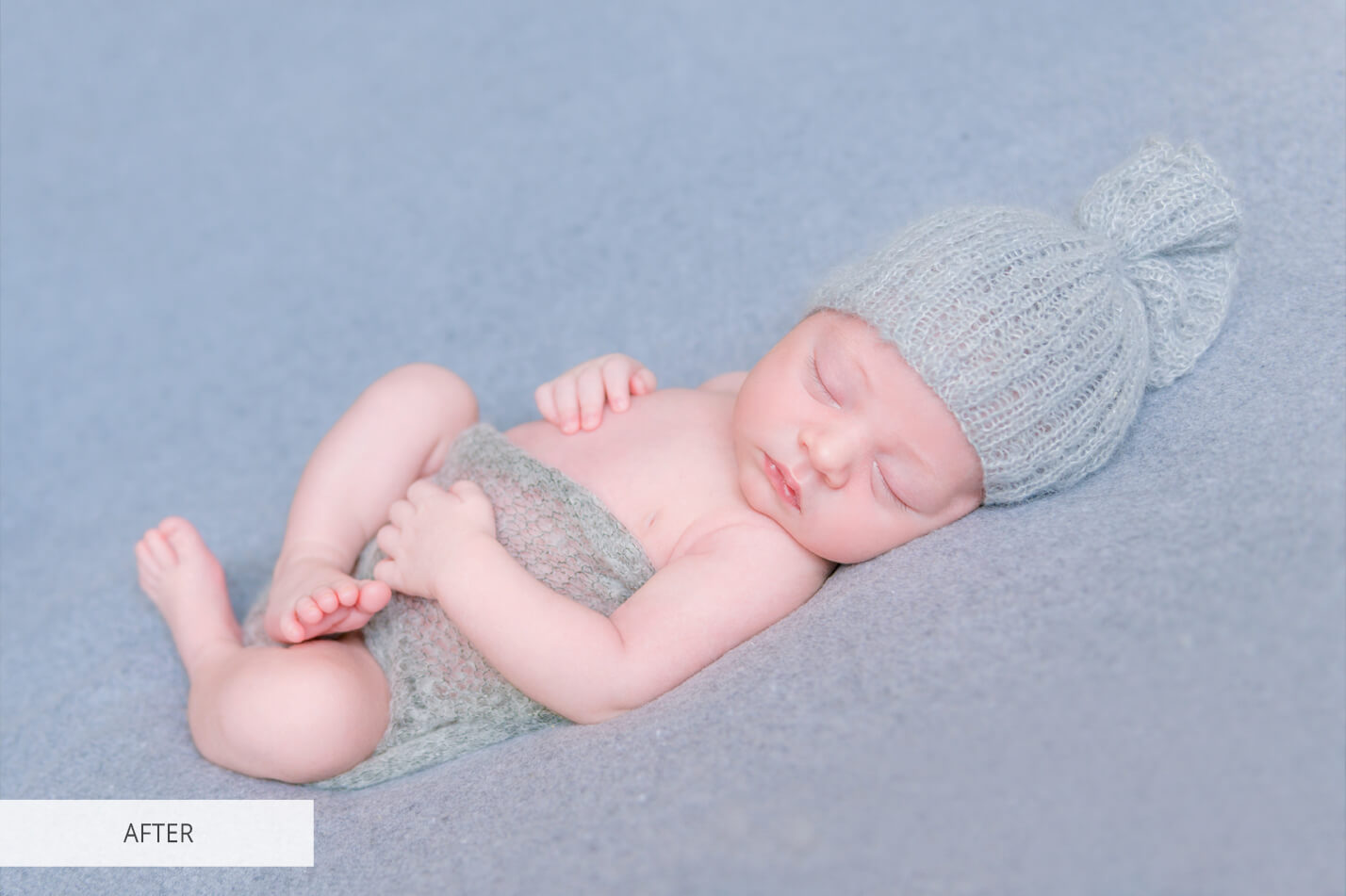Newborn Elegant Free Lightroom Preset After Calibration
