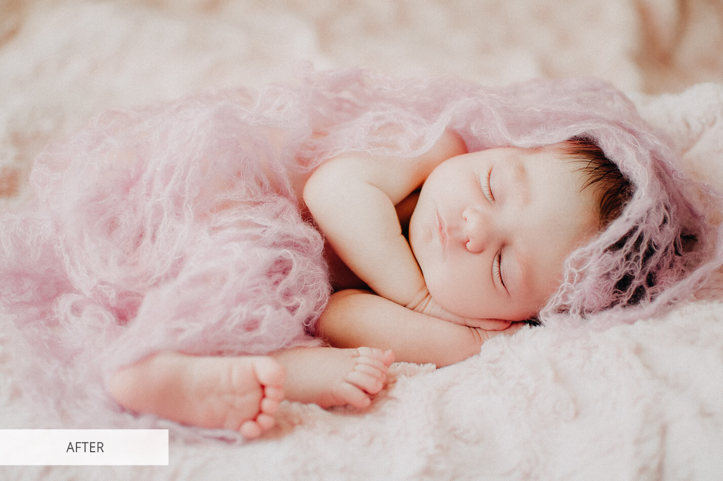 Newborn Film Effect Free Lightroom Preset After Calibration