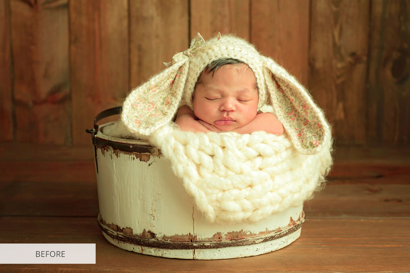 Newborn Joyful Raw Image Before Calibration