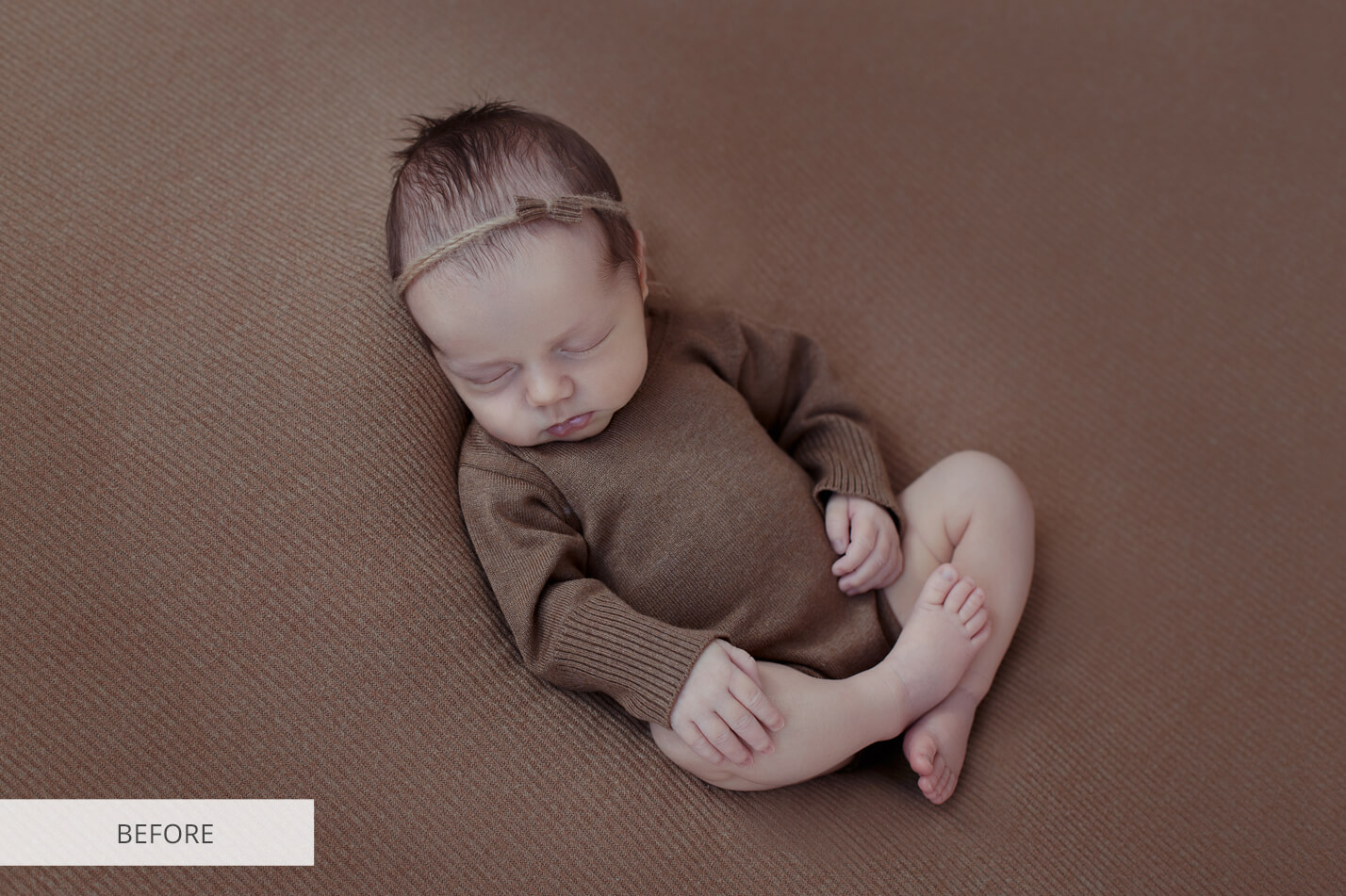 Newborn Pink Glasses Raw Image Before Calibration