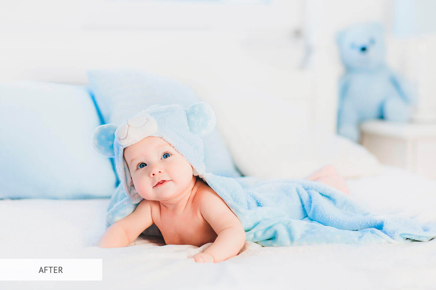 Newborn Pure Free Lightroom Preset After Calibration