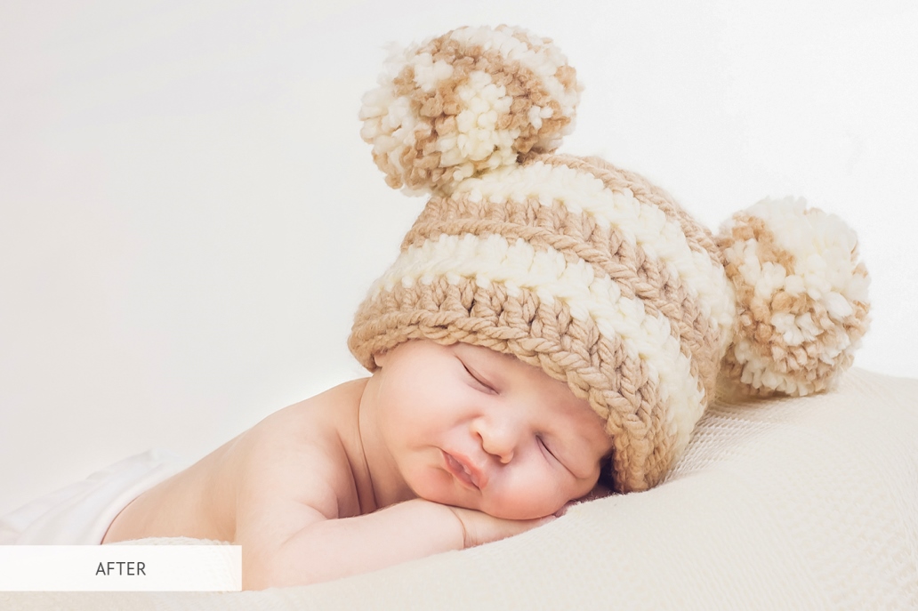 Newborn Soft Light Free Lightroom Preset After Calibration