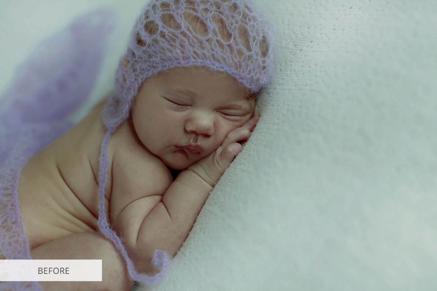 Newborn Softly Raw Image Before Calibration