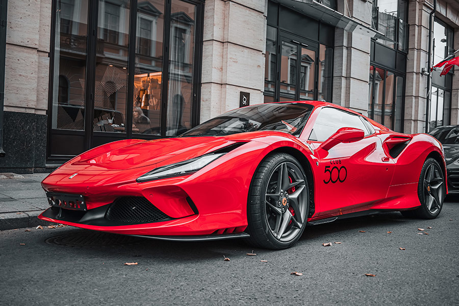 Rosso Corsa Raw Image Before Calibration