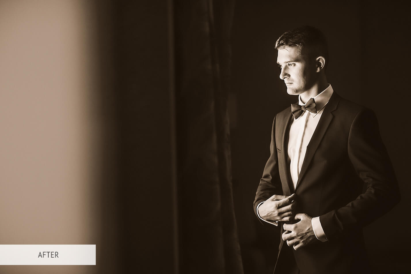 Sepia Low Key Free Lightroom Preset After Calibration