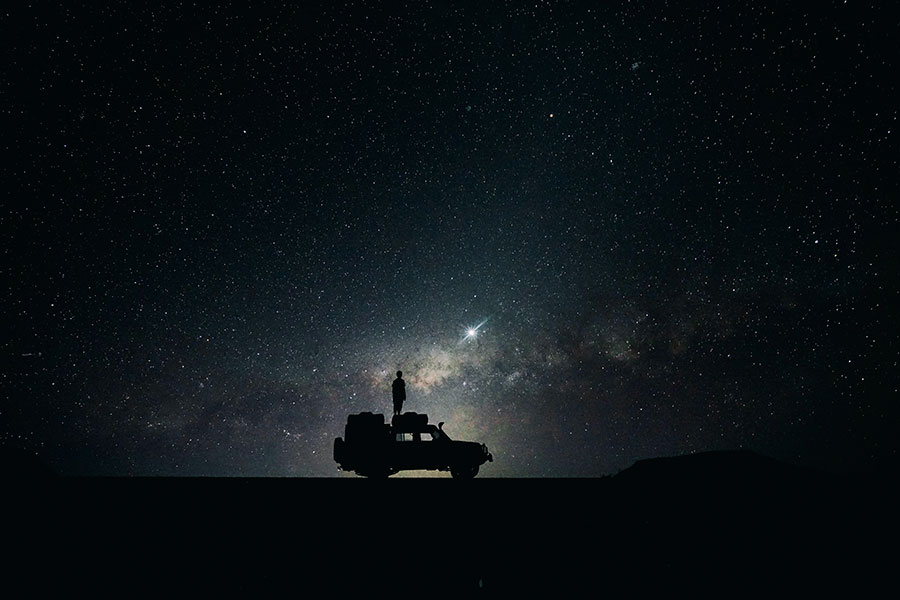 Shooting Star Raw Image Before Calibration