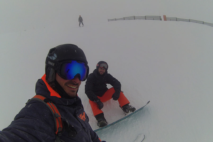Ski Selfie Raw Image Before Calibration
