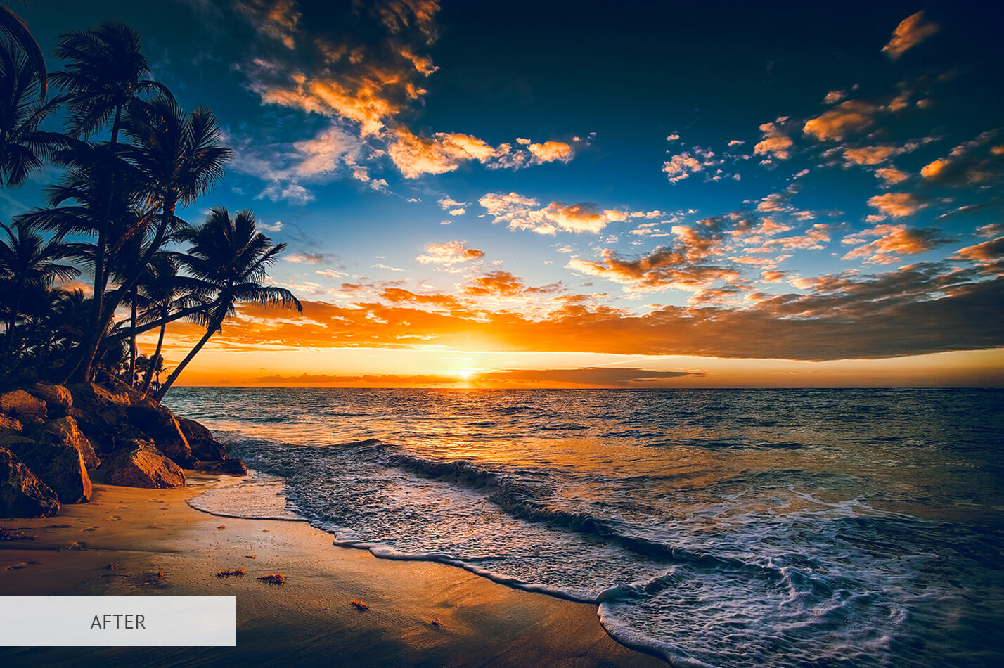 Sunset Film Free Lightroom Preset After Calibration